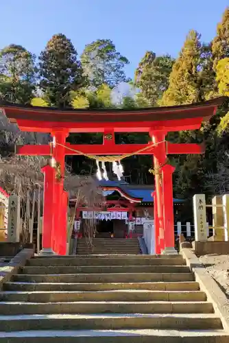 小川諏訪神社の鳥居