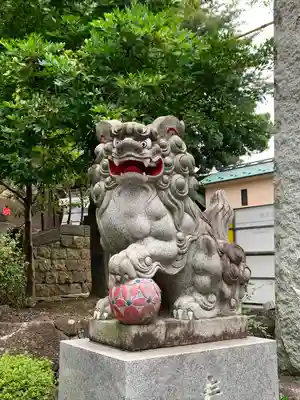 師岡熊野神社の狛犬