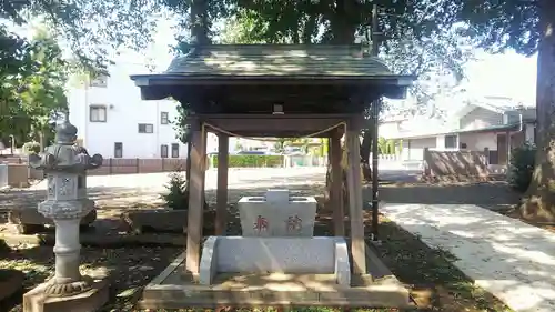 亀久保神明神社の手水舎