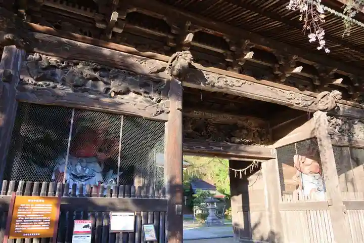 田村大元神社の山門・神門
