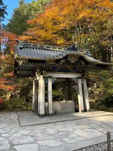 日光山輪王寺 大猷院の手水舎