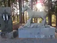 冨士御室浅間神社の狛犬