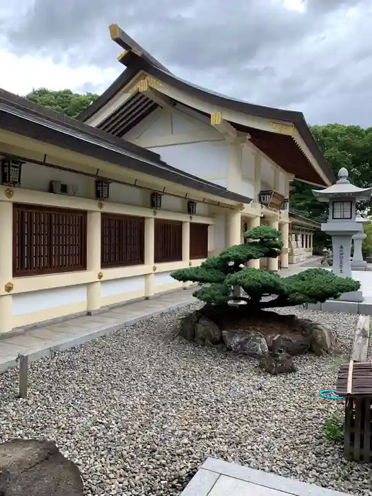 愛知縣護國神社の庭園