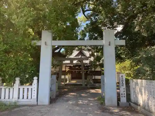 東木熊野神社の鳥居
