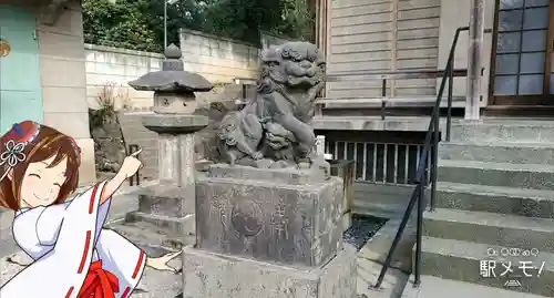 上田端八幡神社の狛犬