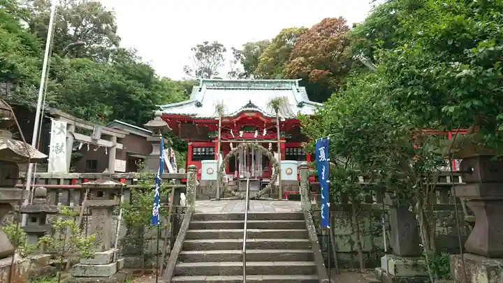 海南神社の本殿・本堂