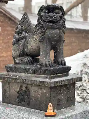 札幌諏訪神社の狛犬