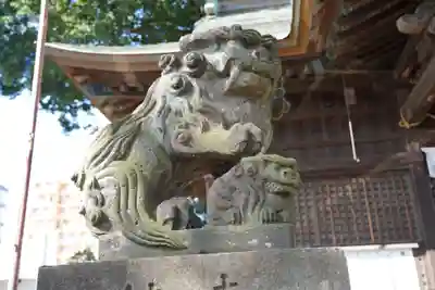 阿邪訶根神社の狛犬