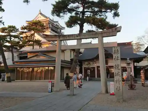 龍城神社の鳥居