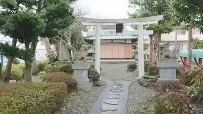 花守愛鷹神社の鳥居