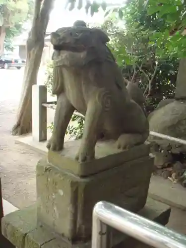 下総国三山　二宮神社の狛犬