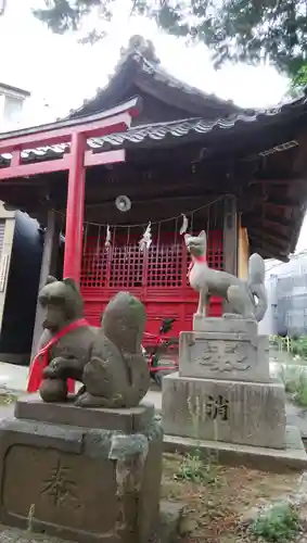 田中稲荷神社の狛犬