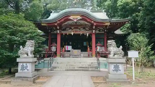 中野氷川神社の本殿・本堂