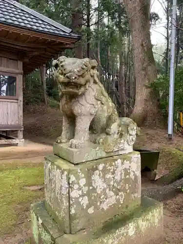 白駒神社の狛犬