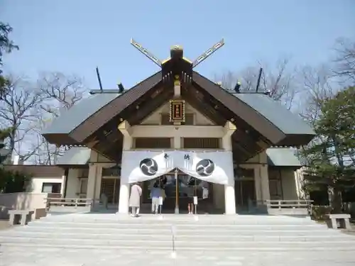 帯廣神社の本殿・本堂