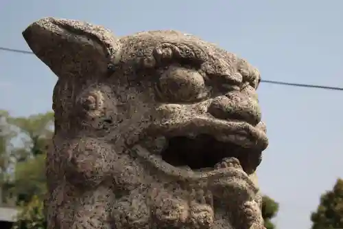 沼名前神社の狛犬