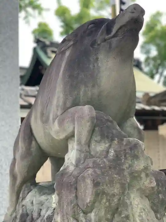 護王神社の狛犬