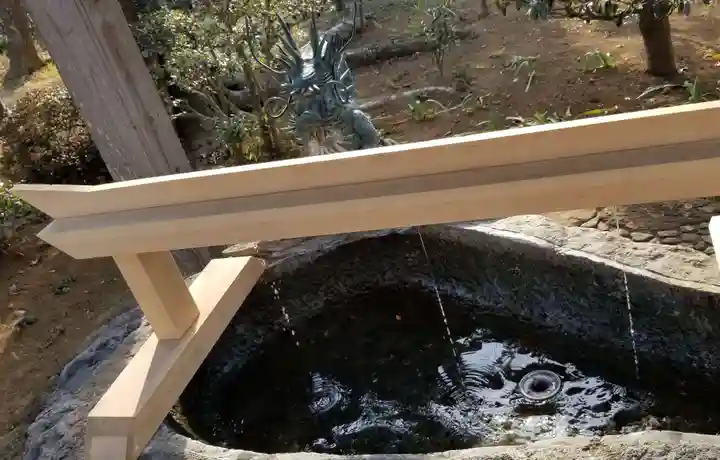 千勝神社の手水舎