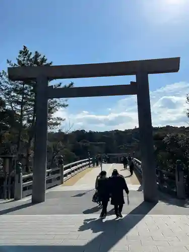 伊勢神宮内宮（皇大神宮）の鳥居