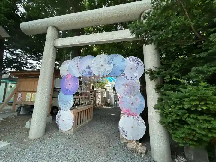 札幌諏訪神社の鳥居