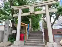 品川貴船神社の鳥居