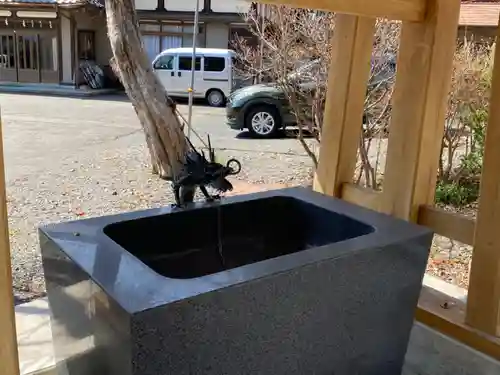 山口八幡宮の手水