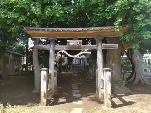 都部八坂神社の鳥居