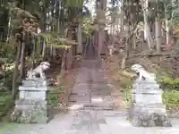 戸隠神社宝光社の狛犬