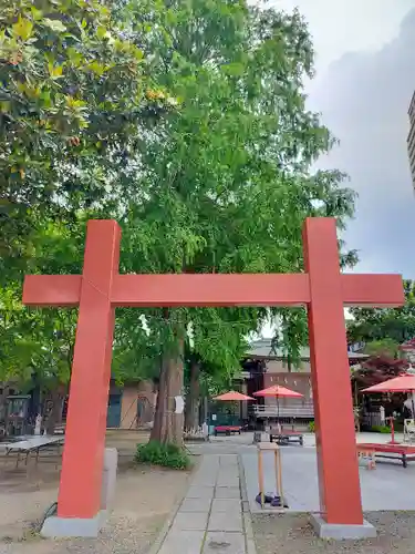 越谷香取神社の鳥居