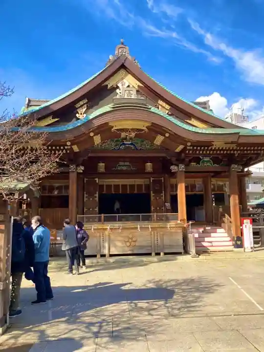 湯島天満宮の本殿・本堂