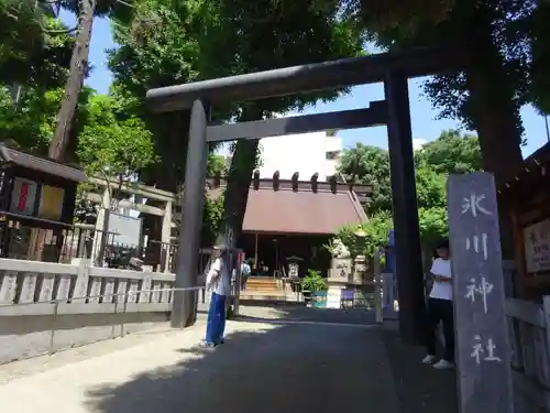 高円寺氷川神社の鳥居