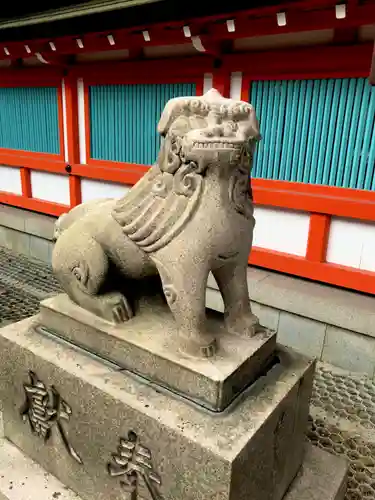 杭全神社の狛犬