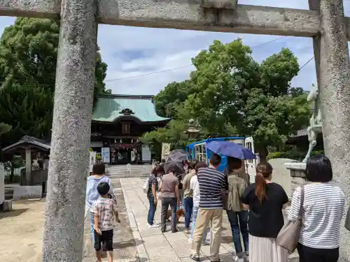 三津厳島神社の鳥居