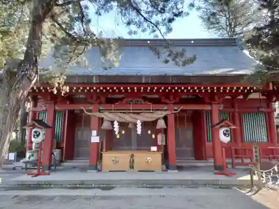 生島足島神社の本殿・本堂