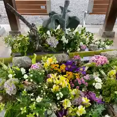 白鷺神社の手水