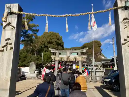 三津厳島神社の初詣