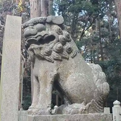 田村神社の狛犬