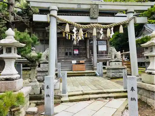 白山媛神社の鳥居