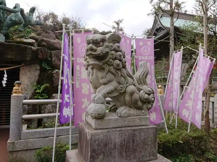 江島神社の狛犬