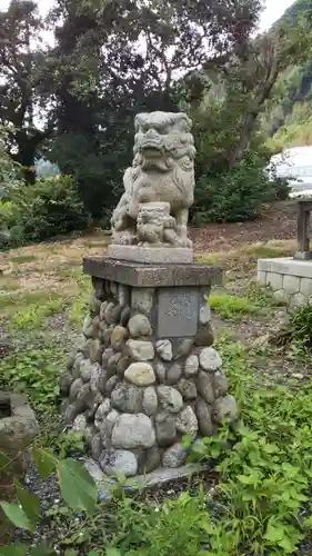 古宿八幡宮の狛犬