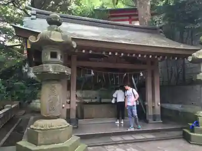 江島神社の手水舎