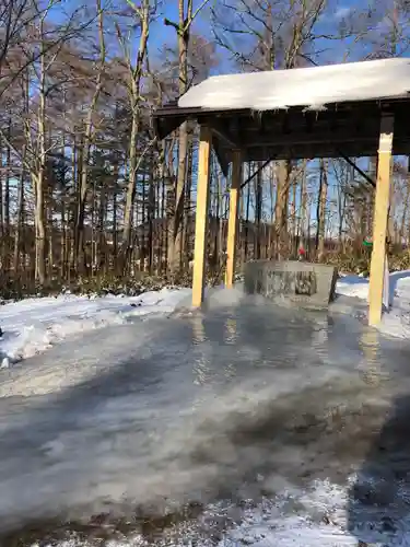 忠類神社の手水舎