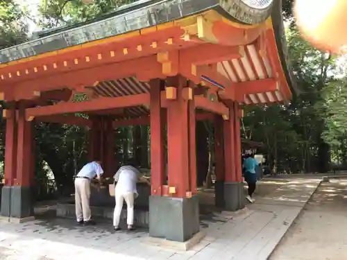 武蔵一宮氷川神社の手水