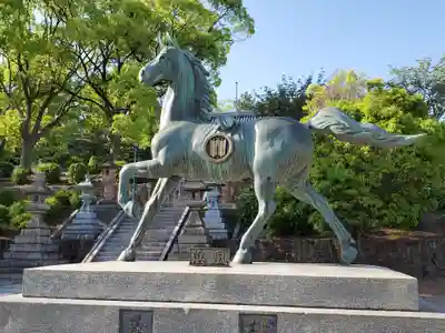 生矢神社の狛犬