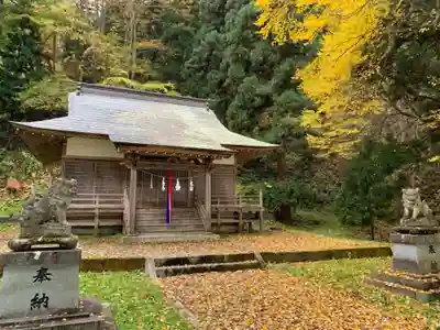 鹿妻神社の本殿・本堂