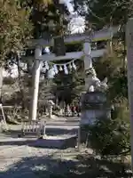 五所駒瀧神社の鳥居