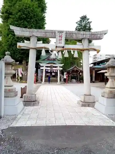 川越八幡宮の鳥居