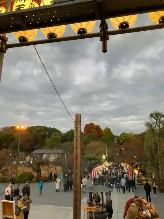 寛永寺不忍池弁天堂の景色