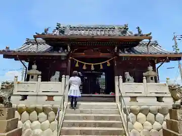 神明加茂社(千秋町加茂)の本殿・本堂