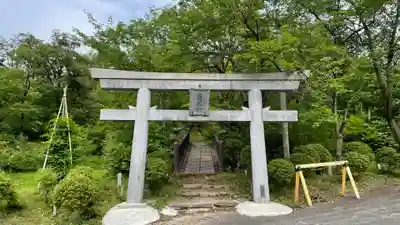 定泉寺の鳥居
